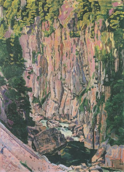 Aare Gorge by Ferdinand Hodler